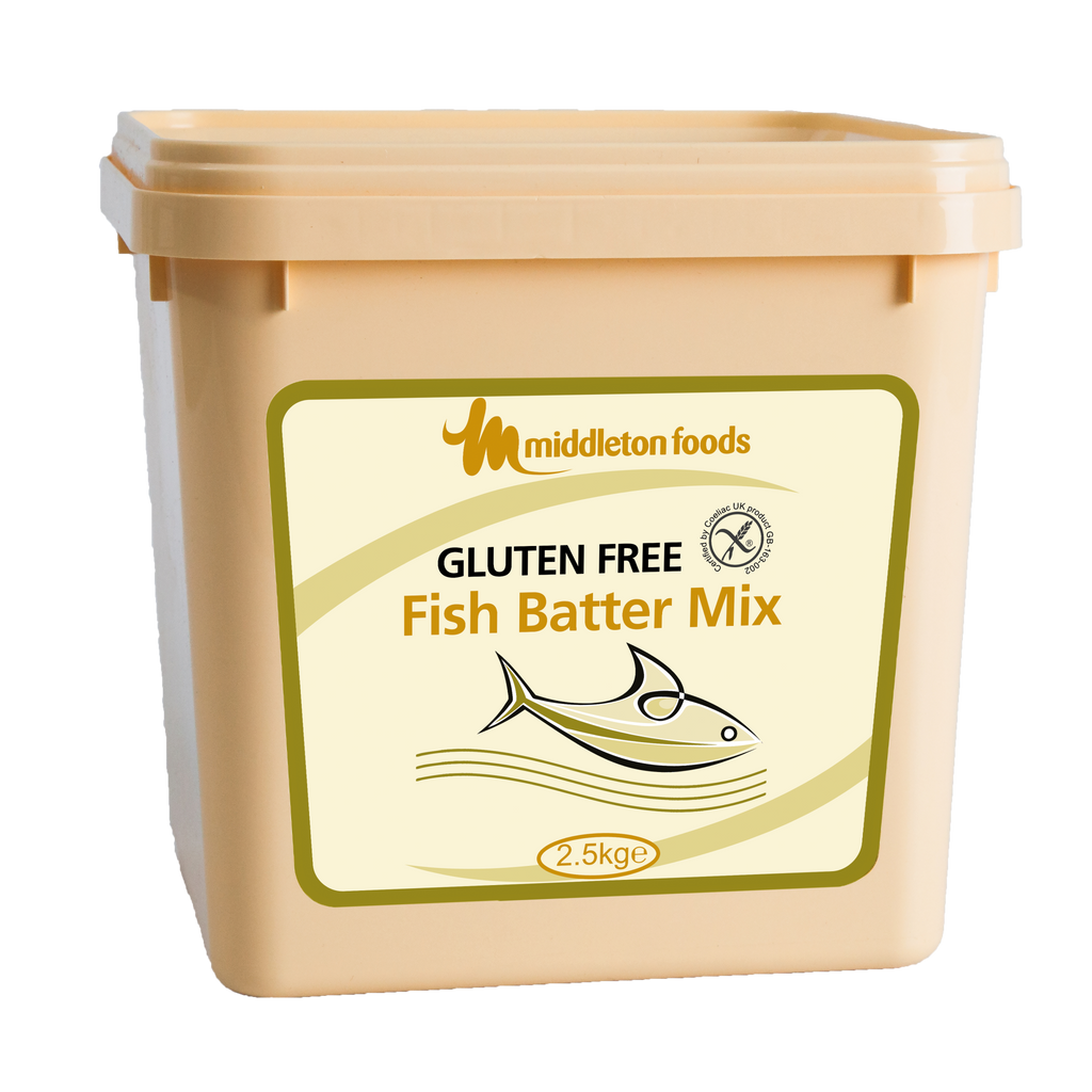 Middleton Foods Gluten Free Fish Batter Mix 2.5kg Tub