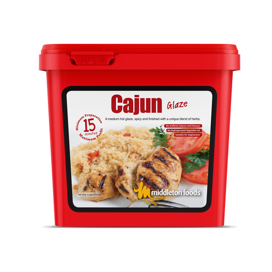 Middleton Foods Cajun Flavour Meat & Vegetable Glaze 15 Minute Marinade Mix 2.5kg