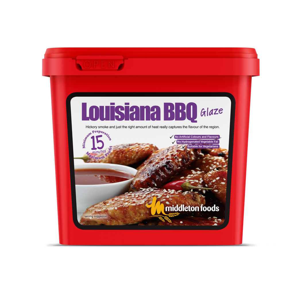 Middleton Foods Louisiana BBQ Flavour Meat & Vegetable Glaze 15 Minute Marinade Mix 2.5kg