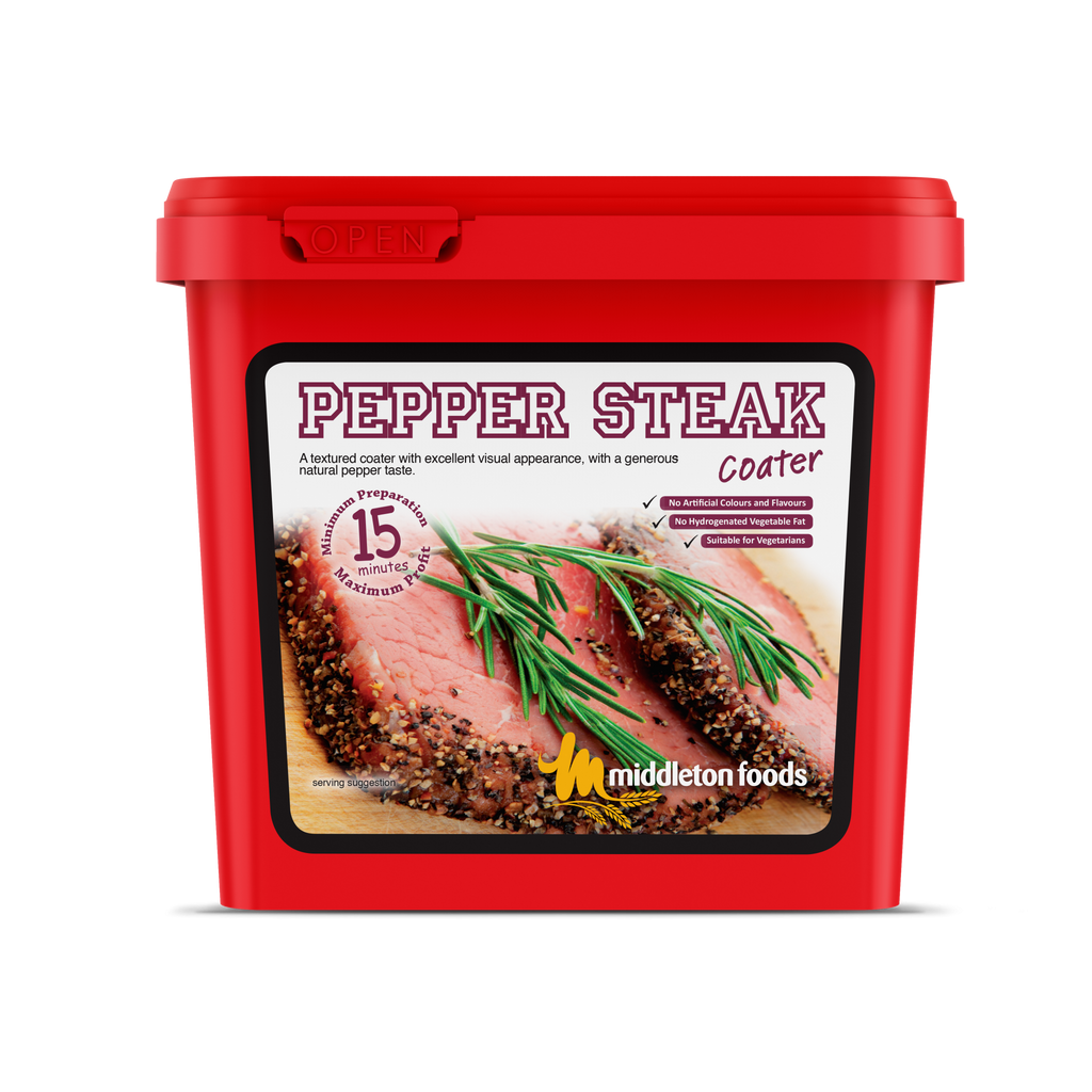 Middleton Foods Pepper Steak Flavour Meat Coater Mix 2.5kg
