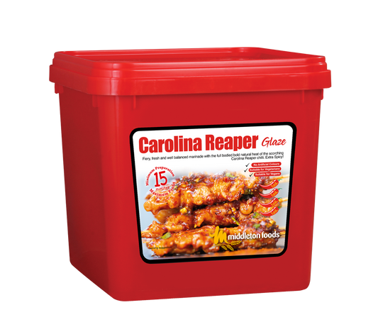 Middleton Foods Carolina Reaper Flavour Meat & Vegetable Glaze 15 Minute Marinade Mix 2.5kg
