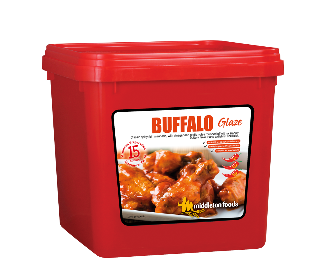 Middleton Foods Buffalo Flavour Meat & Vegetable Glaze 15 Minute Marinade Mix 2.5kg