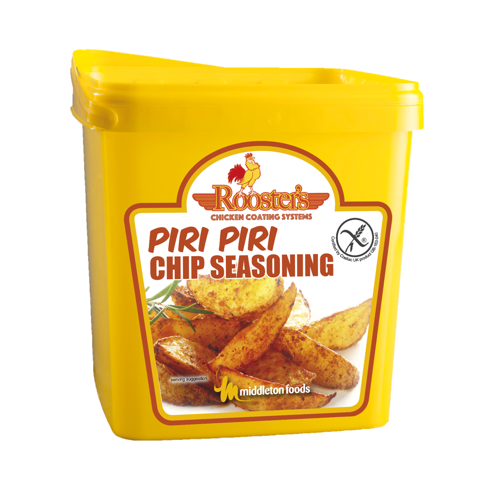 Roosters Piri Piri Chip Seasoning 2kg Gluten Free