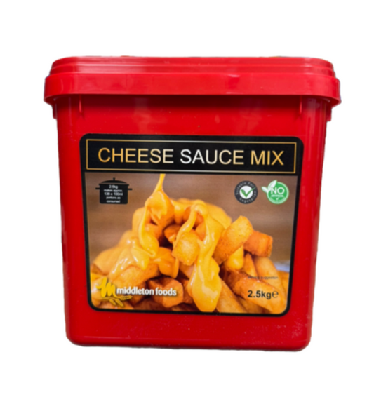 Middleton Cheese Sauce Mix 2.5kg Makes 138 Portions - Cheesy Chips & Dirty Fries